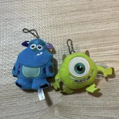 モンスターズインク　ぬいぐるみキーホルダー　マイク　サリー