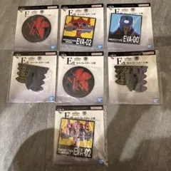 一番くじ エヴァンゲリオン 30周年 ￼￼￼E賞ラバーコースター セット