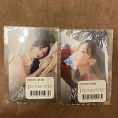 TWICE ミナ チケット風フォトカード 2種セット オンラインくじ