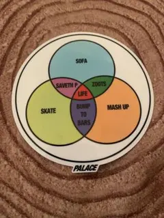 PALACE Vennダイアグラム ステッカー　パレススケートボード