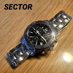 美品 SECTOR セクター クォーツ クロノグラフ 黒文字盤のサムネイル
