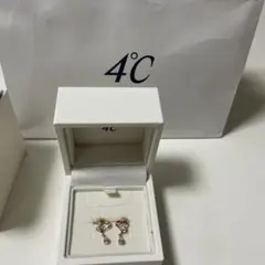 4°C ハート型ピアス