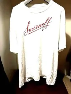 【美品】スミノフ ロゴ Tシャツ ホワイト　サイズXL相当