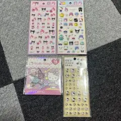 サンリオ ハローキティタイルシール クリスタルシール マイメロ サンリオシール