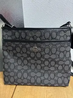 COACH シグネチャー ショルダーバッグ F29960 黒 キャンパス
