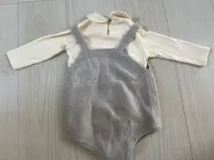 ロンパースと長袖トップスセット