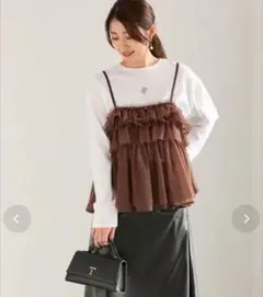 テチチ　チュールオーガンジーキャミブラウスのサムネイル