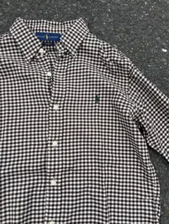 Ralph Lauren チェックシャツ 長袖 シティボーイ 00s