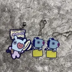 BTS BT21 マン ラバーマスコット キーホルダー