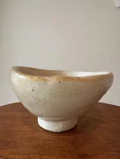 草月流花器 ベージュ系コンポート型 ヴィンテージ - メルカリ