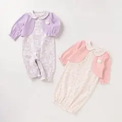 【最終値下げ】mezzo piano ドレスオール　ロンパース　ベビー服　美品