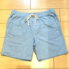 最終価格 ショートパンツ バナナリパブリック メンズ L ハーフ ブルー 水色のサムネイル