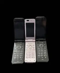 折りたたみ式携帯電話 3台セット　送料込