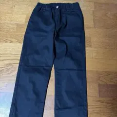 黒　ロングパンツ　ウエストゴム　長ズボン　170cm