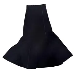 美品！dazzlin ブラック レースアップ ロングスカート フレア Sのサムネイル