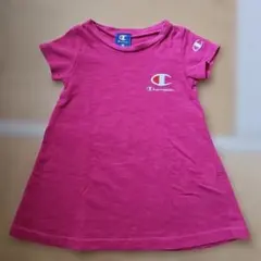 Champion 半袖ワンピース ピンク 90cmのサムネイル