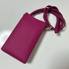 新品未使用）python柄 スマホショルダーバッグ ピンク - メルカリ