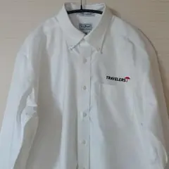 ☆US古着LLBean刺繍ロゴシャツM