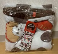 モンチッチ　花柄 ふんわり ブランケット　ホワイト