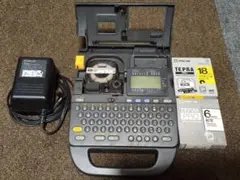 動作確認済 テプラ PRO SR515 ACアダプタ　変わり種カートリッジ3個のサムネイル