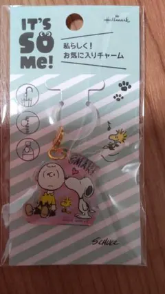 신품 미개봉 SNOOPYお気に入りチャームめじるしアクセサリー