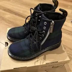 Dr. Martens チェック柄ブーツ　20センチ