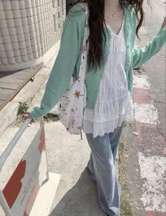 SHEIN シーイン ニットカーディガン 433935893のサムネイル