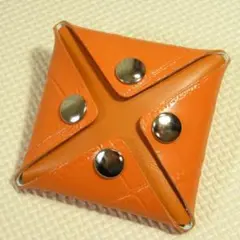 マルチケース 本革機能的 コイン 小物コンパクト キャメル茶色ブラウンプレゼント