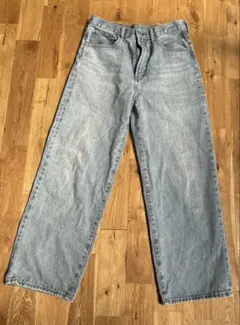 GU バギージーンズ ライトブルー 29インチ