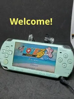 【動作品】psp 2000 本体のみ　ミントグリーン