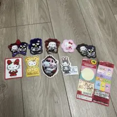 サンリオ　シール　ステッカー　キティーちゃん　バツ丸　ポチャッコ