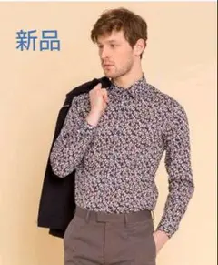 agnès b. HOMME　花柄プリントシャツ