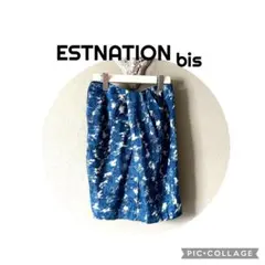 ESTNATION bis 花柄タイトスカート36のサムネイル