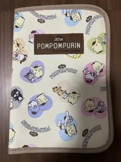 ポムポムプリン30周年記念　A5サイズポーチ　しまむら