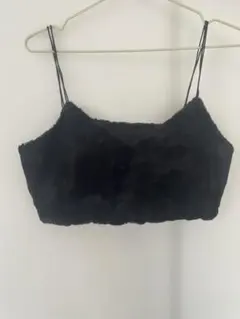 【値下げ】Heather 黒ファービスチェのサムネイル
