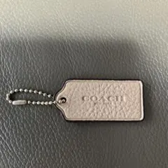 COACH レザー タグ型チャーム