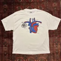 D*a様 90sHanesヘインズusa製medtronic 心臓 半袖tシャツ - メルカリ