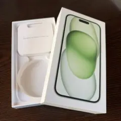 iPhone 15 ケース グリーン 128GB SoftBank空箱