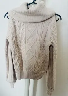 ニット タートルネック セーター