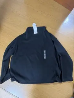 新品未使用 / UNIQLO ニットフリースモックネックプルオーバー長そで