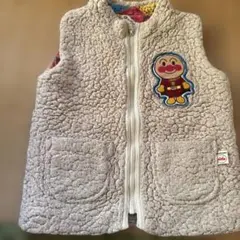 アンパンマン ベスト 上着 リバーシブル サイズ多分90cm?