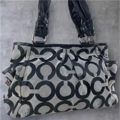 COACH コーチ ハンドバッグ シグネチャー ターンロック
