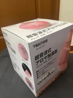 【値下げ】TEKNOS 超音波式アロマ加湿器 メレンゲ EL-C311(P)のサムネイル