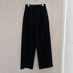 UNIQLO タックワイドパンツ ブラック XS