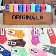 カラー豊富* その日の気分で♡ aecc レディースソックス 靴下 10足セット