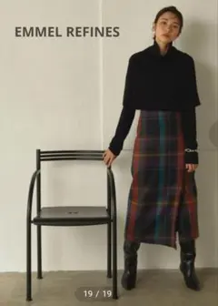 EMMEL REFINES EM BALLI チェック スカート