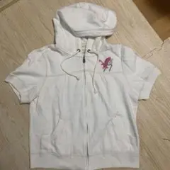 未使用！AMERICAN EAGLE 半袖パーカー　L size
