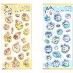 の*7様 ちいかわ ウォーターinシール ウォーターシール ハチワレ うさぎ