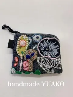 ミナペルホネンハンドメイドL字ポーチ