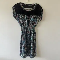【お値下げ不可】ZARA ザラ　花柄　半袖ワンピース